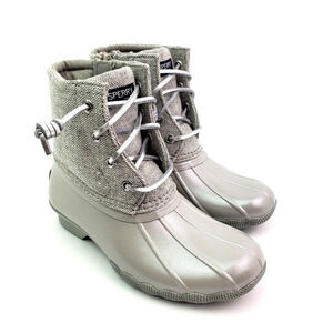 Sperry Kids Silver Boots